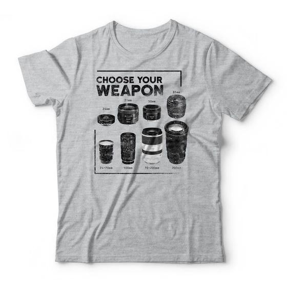 Imagem de Camiseta Camera Weapons Studio Geek