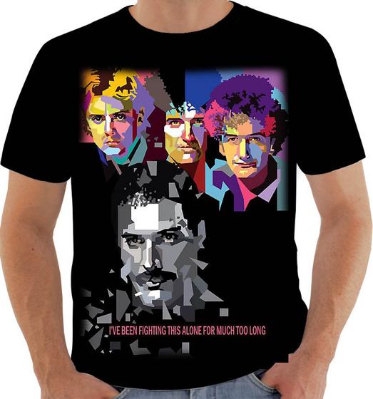 Imagem de Camiseta Camisa 457 Freddie Mercury Banda Queen