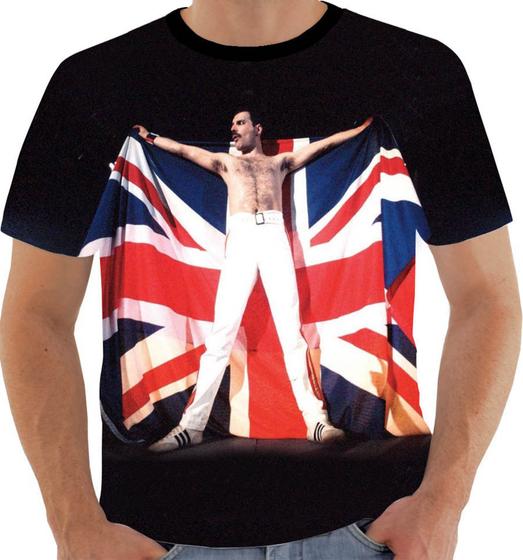 Imagem de Camiseta Camisa 464 Freddie Mercury Banda Queen