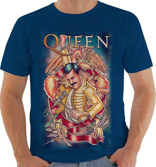 Imagem de Camiseta Camisa 467 Freddie Mercury Banda Queen