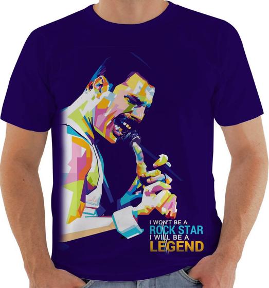Imagem de Camiseta Camisa 472 Freddie Mercury Banda Queen