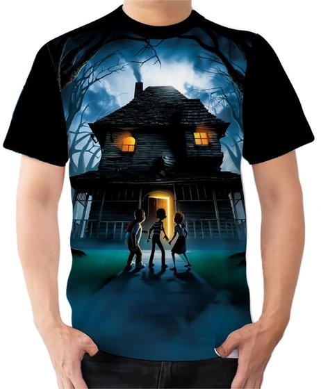 Imagem de Camiseta Camisa Ads  A casa Monstro D.J Bocão Jenny Desenho Terror