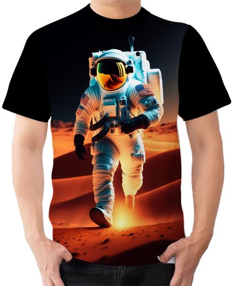 Imagem de Camiseta Camisa Ads Astronauta Eua Espaço Marte Lua 1