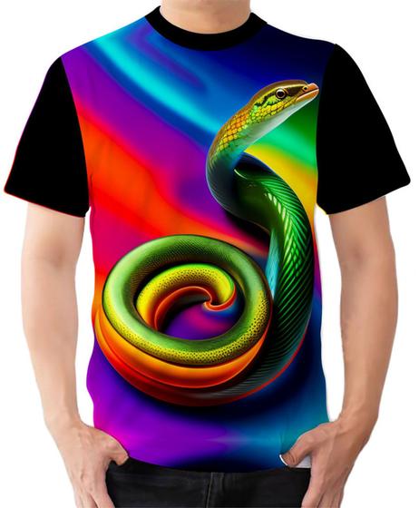 Imagem de Camiseta Camisa Ads Cobra Verde Serpente 1