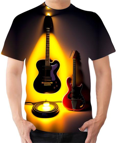 Imagem de Camiseta Camisa Ads  Guitarra Instrumento Nota Musical 3