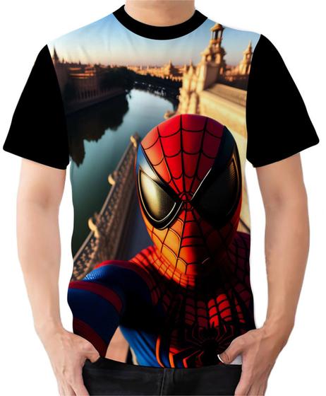 Imagem de Camiseta Camisa Ads Homem Aranha Spider Man Miranha Filme 1