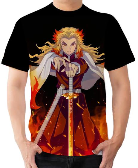 Imagem de Camiseta camisa Ads Kyojuro Rengoku Kimetsu no yaiba 8