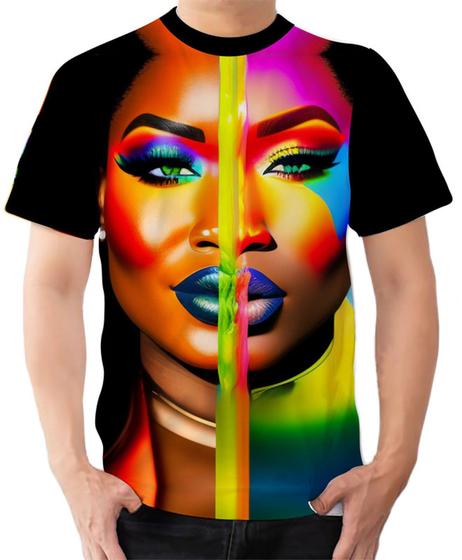 Imagem de Camiseta Camisa Ads Lgbt Mulher Orgulho Bandeira Arco Iris 4