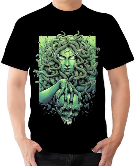 Imagem de Camiseta Camisa Ads Medusa Mitologia grega Cobra 3