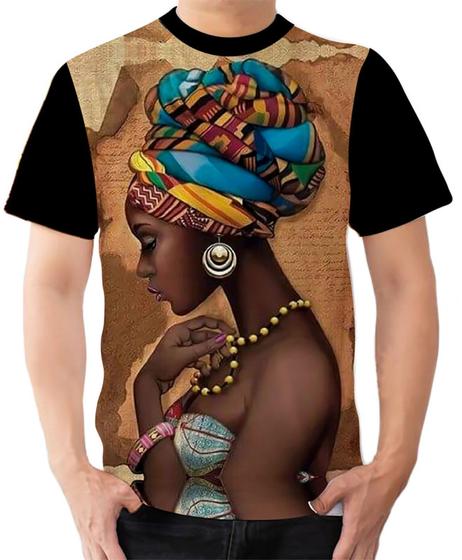 Imagem de Camiseta Camisa Ads Mulher Afrodescendente Consciência Negra