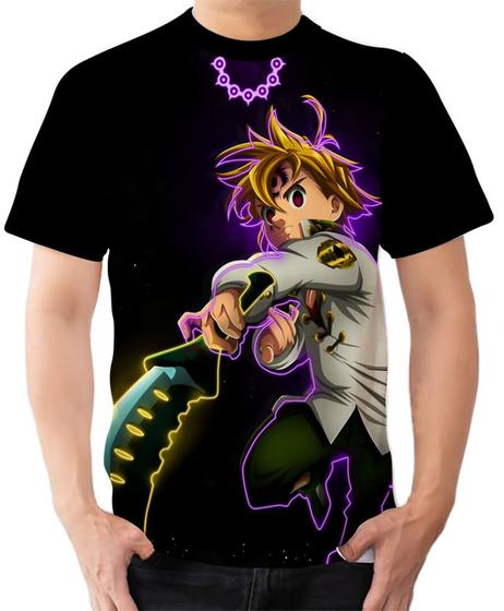 Imagem de Camiseta Camisa Ads  Nanatsu no Taizai Sete Pecados Meliodas Ira 1