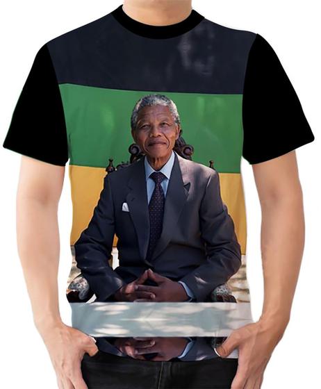 Imagem de Camiseta Camisa Ads Nelson Mandela África do Sul 2