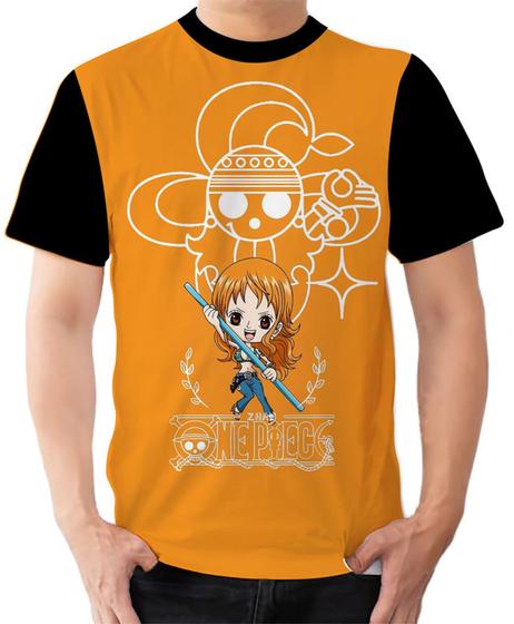 Imagem de Camiseta Camisa Ads  One Piece Nami Anime