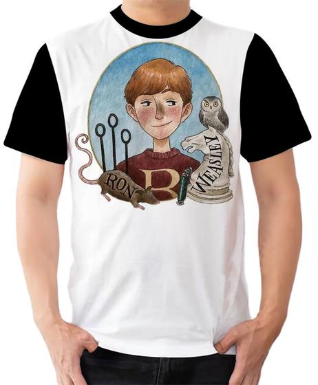 Imagem de Camiseta Camisa Ads Ron Weasley Grifinória Harry Potter 1