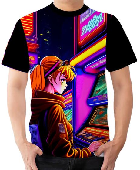 Imagem de Camiseta Camisa Ads Videogame Jogo Gamer Fliperama