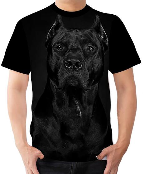 Imagem de Camiseta Camisa AdsPit Bull preto Cachorro bravo