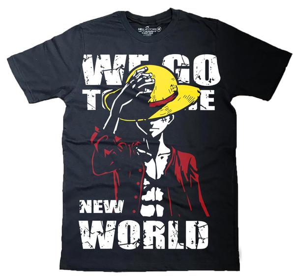 Playera Hombre One Piece Manga Piratas Paja Monkey D. Luffy | Meses Sin