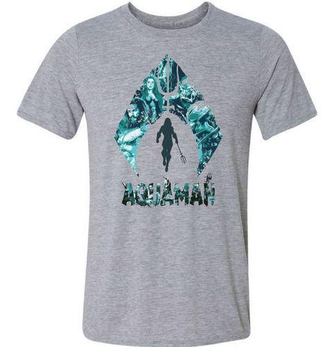 Imagem de Camiseta Camisa Aquaman Simbolo Injustice Jogo Nerd Geek Hq