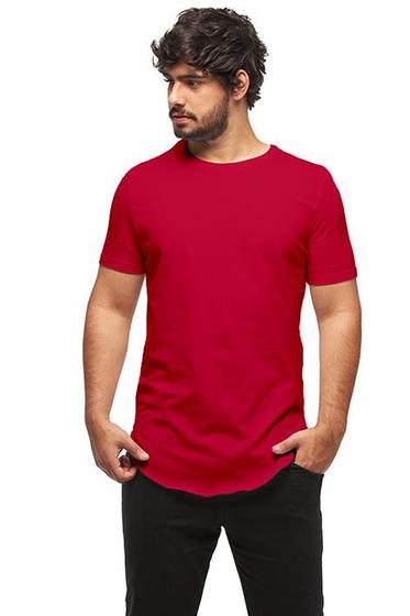 Imagem de Camiseta camisa blusa longline oversized mc