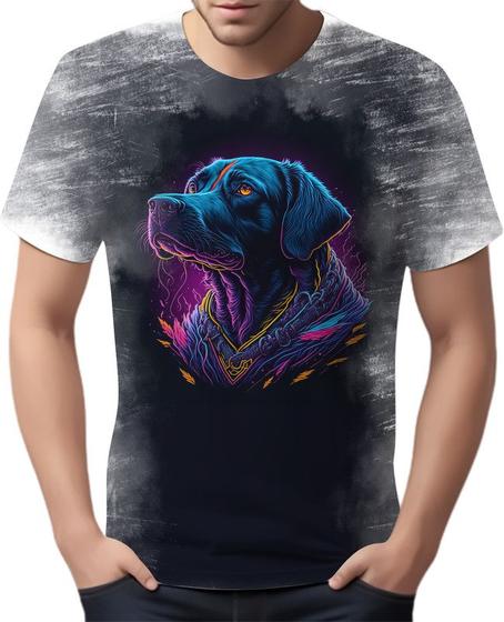 Imagem de Camiseta Camisa Cachorro Neon Cão Animais de Estimação 1