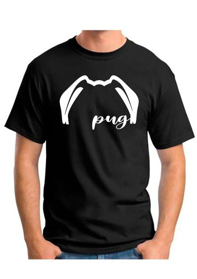 Imagem de Camiseta camisa cão pet cachorro raça pug