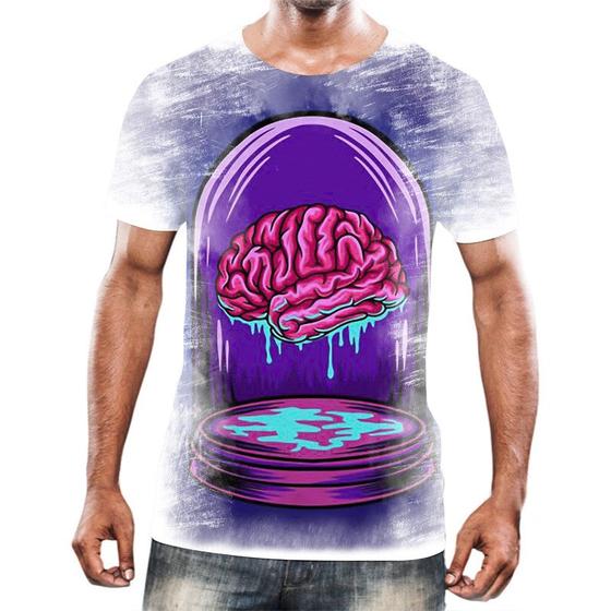 Imagem de Camiseta Camisa Cérebro Inteligência Mental Psicologia HD 9