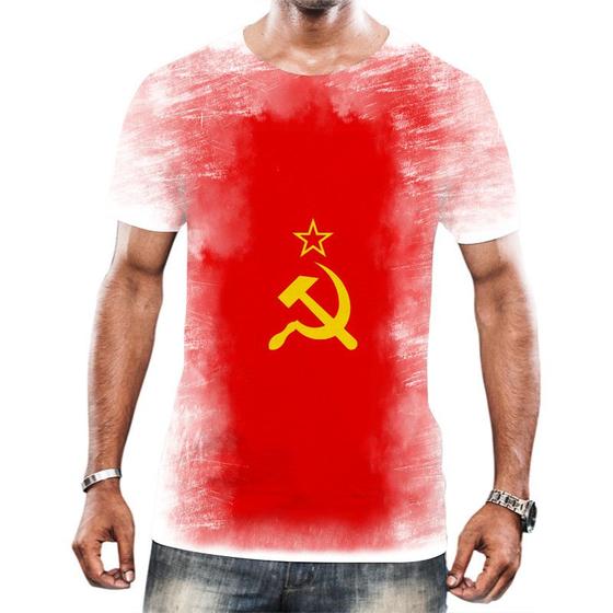 Imagem de Camiseta Camisa Comunista Comunismo Foice Martelo Art 3