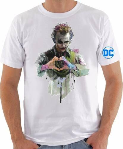 Camiseta Camisa Coringa Joker Heath Ledger Nerd Filme Dc Vetor Camisaria Camiseta Feminina Magazine Luiza
