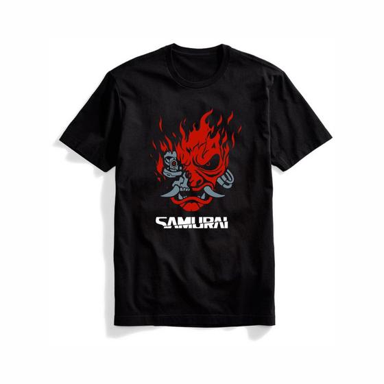 Imagem de Camiseta Camisa Cyberpunk 2077 Samurai Ps5 Rpg PC Gamer Exclusiva