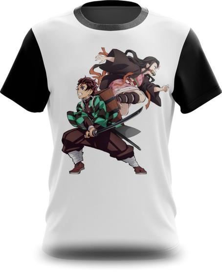 Imagem de Camiseta Camisa Demon Slayer Tanjiro e Nezuko