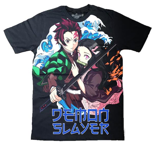 Imagem de Camiseta Camisa Demon Slayer Tanjiro Masculina Infantil