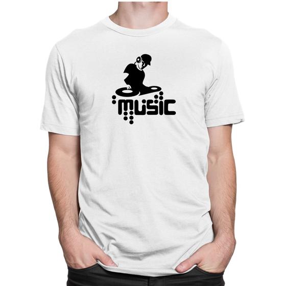 Imagem de Camiseta Camisa Dj Pick-up Música Eletronica Rap Masculina