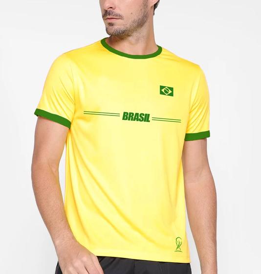 Imagem de Camiseta Camisa do Brasil Masculina Feminina Unissex Camisetas Patriota Para Copa Bandeira time