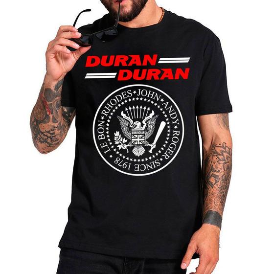 Imagem de Camiseta camisa  Duran Duran banda new wave  anos 80,  varias cores