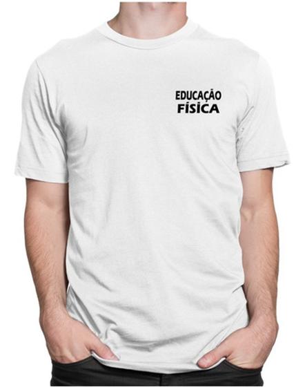 Imagem de Camiseta Camisa Educação Física Academia Professor Personal Frente e Costa