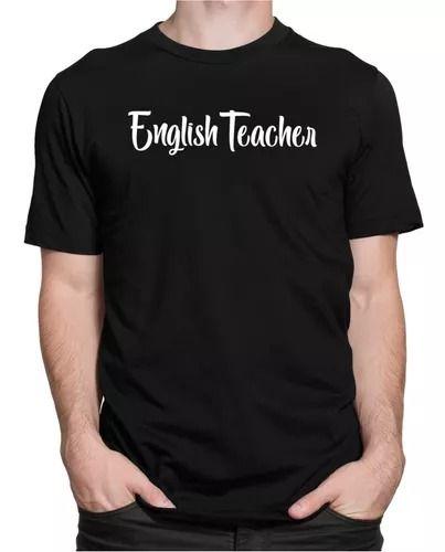 Imagem de Camiseta Camisa English Teacher Professor Inglês Uniforme