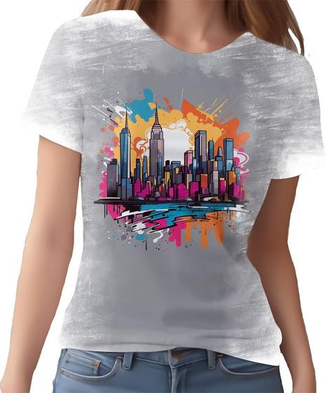 Imagem de Camiseta Camisa Estampada T-shirt New York Nova York City 3