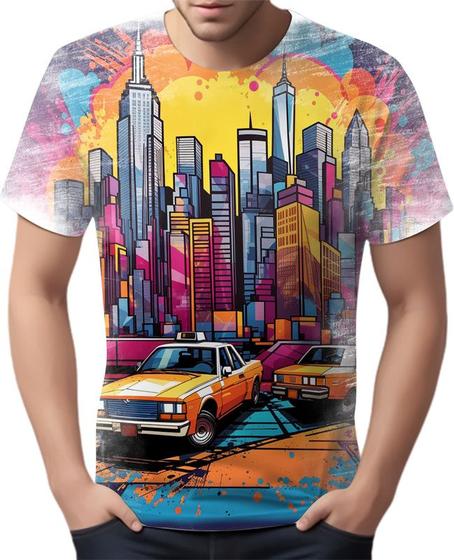 Imagem de Camiseta Camisa Estampada T-shirt New York Nova York City 4