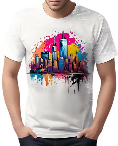 Imagem de Camiseta Camisa Estampada T-shirt New York Nova York City 5