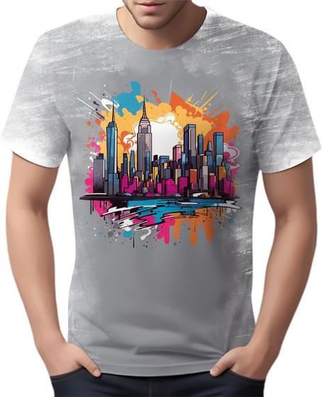 Imagem de Camiseta Camisa Estampada T-shirt New York Nova York City 6