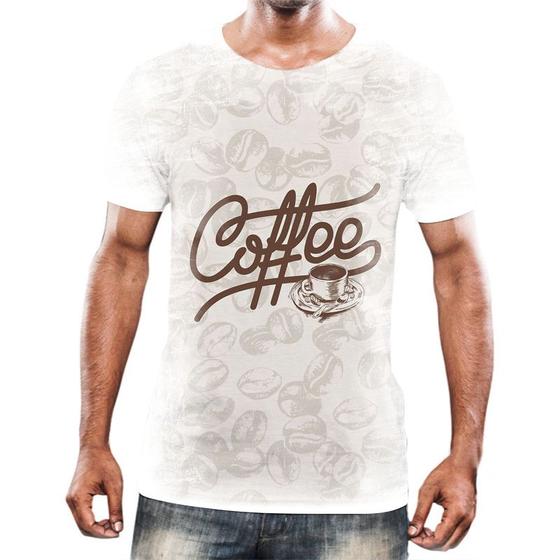 Imagem de Camiseta Camisa Estampas Eu amo Café Coffee Grãos Arte HD 6