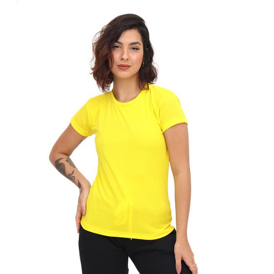 Imagem de Camiseta Camisa Feminina Baby Look Dry Fit Academia Caminhada