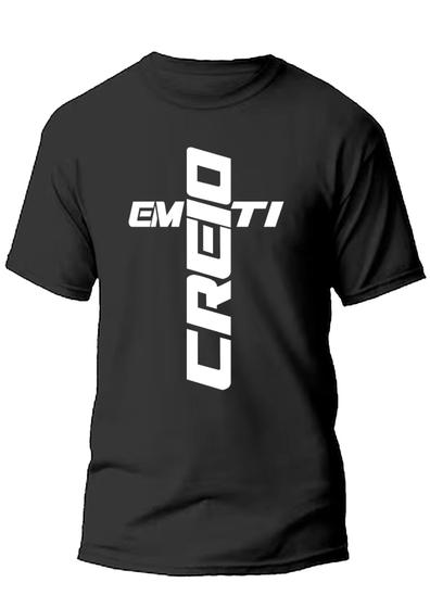 Imagem de Camiseta camisa gospel creio em ti jesus Deus evangélica