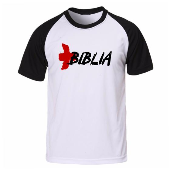 Imagem de Camiseta camisa gospel mais bíblia cristã evangélica congresso