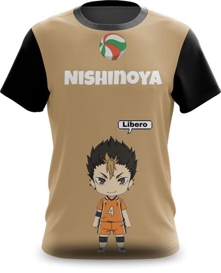 Imagem de Camiseta Camisa Haikyuu Karasuno Nishinoya 04