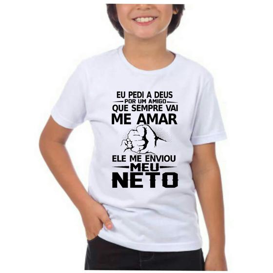 Imagem de Camiseta camisa infantil menino neto vovó vovô melhores amigos