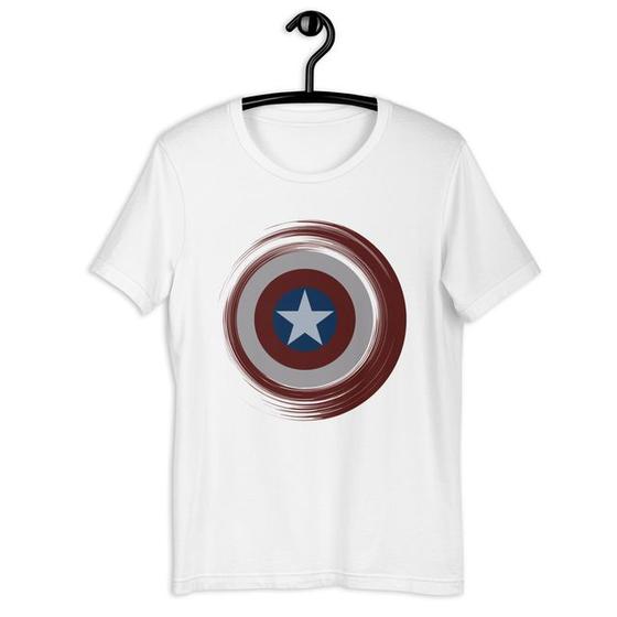 Imagem de Camiseta Camisa Infantil Unissex - Capitão América Escudo