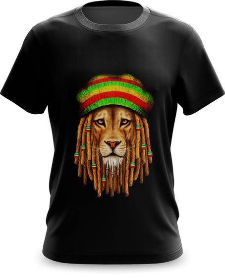 Imagem de Camiseta Camisa Leão Reggae