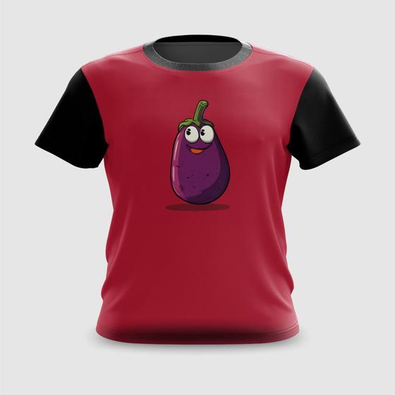 Imagem de Camiseta Camisa Legume Berinjela Alegre