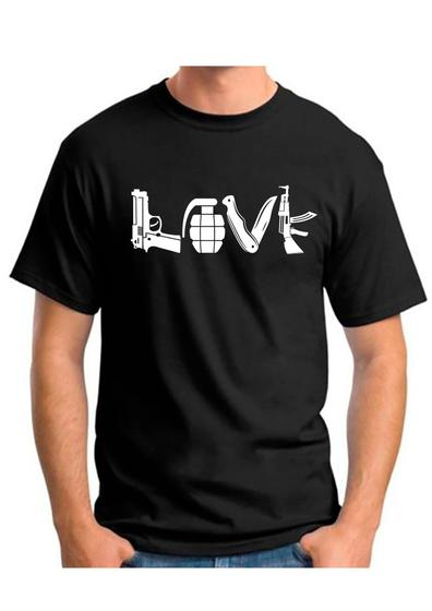 Imagem de Camiseta camisa love cac atirador esportivo militar